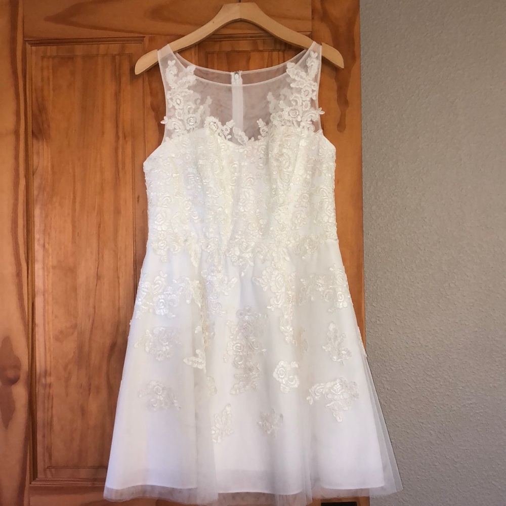 white lace special occasion dress :)